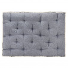 Palešu dīvāna matracis, 120x80x10 cm, zils