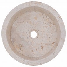 Izlietne, ø40x15 cm, krēmkrāsas marmors