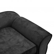Dīvāns suņiem, tumši pelēks, 72x45x30 cm, plīšs