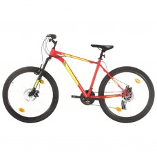 Kalnu velosipēds, 21 ātrums, 27,5'', 42 cm, sarkans