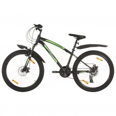 Kalnu velosipēds, 21 ātrums, 26'', 36 cm, melns