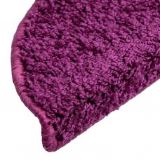 Kāpņu paklāji, 5 gab., 56x17x3 cm, violeti