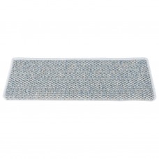 Kāpņu paklāji, 15 gab., pašlīmējoši, 65x21x4 cm, zili