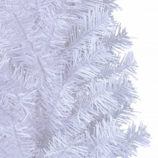 Mākslīgā ziemassvētku egle, biezi zari, balta, 120 cm, pvc