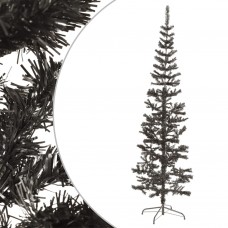 Mākslīgā ziemassvētku egle, šaura, melna, 180 cm