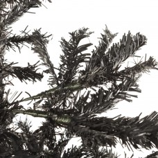 Mākslīgā ziemassvētku egle, šaura, 210 cm, melna