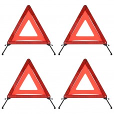 Satiksmes trīsstūri, 4 gab., sarkani, 56,5x36,5x44,5 cm