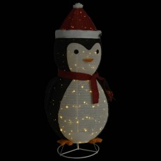 Dekoratīva ziemassvētku pingvīna figūra ar led, audums, 180 cm