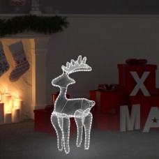 Ziemassvētku dekorācija, ziemeļbriedis, 306 led, 60x24x89 cm