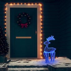 Ziemassvētku dekorācija, ziemeļbriedis, 306 led, 60x24x89 cm