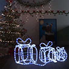 Ziemassvētku dekorācija, dāvanu kastes ar 180 led lampiņām