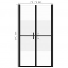 Dušas durvis, (73-76)x190 cm, esg, pusmatētas