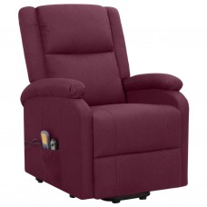 Masāžas krēsls, paceļams, violets audums