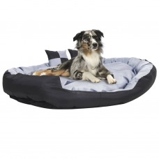 Suņu matracis, pelēks ar melnu, divpusējs, 150x120x25 cm