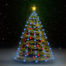 Ziemassvētku lampiņas, 180 led, 180 cm, zilas