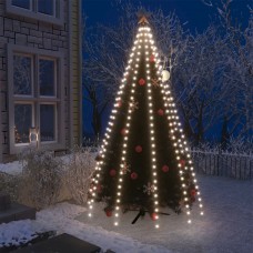 Ziemassvētku lampiņas, 250 led, 250 cm, vēsi baltas