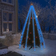 Ziemassvētku lampiņas, 250 zilas led, 250 cm