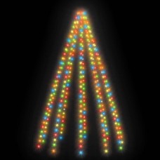 Ziemassvētku lampiņas, 250 led, 250 cm, daudzkrāsainas