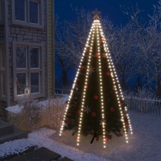 Ziemassvētku lampiņas, 400 led, 400 cm, vēsi baltas
