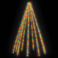 Ziemassvētku lampiņas, 400 led, 400 cm, krāsainas