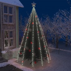 Ziemassvētku lampiņas, 500 led, 500 cm, vēsi baltas