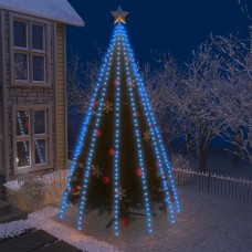 Ziemassvētku lampiņas, 500 led, 500 cm, zilas