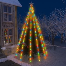 Ziemassvētku lampiņas, 500 led, 500 cm, krāsainas