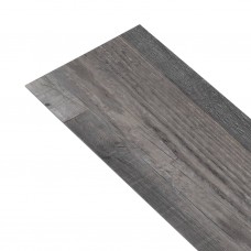 Grīdas dēļi, pašlīmējoši, 5,21 m², 2 mm, koka krāsa, pvc