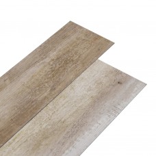 Grīdas dēļi, pašlīmējoši, 5,21 m², 2 mm, koka raksts, pvc
