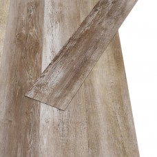 Grīdas dēļi, pašlīmējoši, 5,21 m², 2 mm, koka raksts, pvc