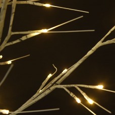 Ziemassvētku koks, 120 led, silti balta gaisma, 1,2 m