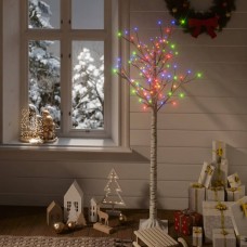 Ziemassvētku koks, 140 led, daudzkrāsaina gaisma, 1,5 m