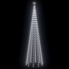 Ziemassvētku koks, 752 vēsi baltas led lampiņas, 160x500 cm