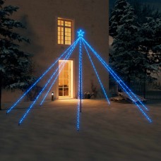 Ziemassvētku koka gaismiņas, 576 led, 3,6 m, zilas