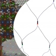 Ziemassvētku lampiņu tīkls, 4x4 m, 544 krāsainas led