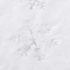 Ziemassvētku egles pamatnes pārklājs, 90 cm, mākslīgā kažokāda
