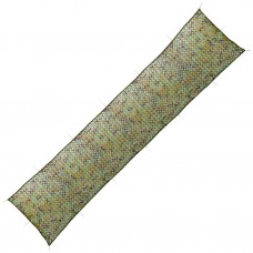 Kamuflāžas tīkls ar uzglabāšanas somu, 1,5x6 m, zaļš