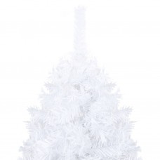 Izgaismota mākslīgā ziemassvētku egle ar rotājumiem, 150cm, pvc