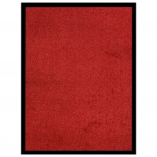 Durvju paklājs, sarkans, 60x80 cm