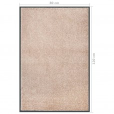 Durvju paklājs, bēšs, 80x120 cm
