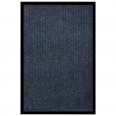 Durvju paklājs, svītrains, zils, 80x120 cm