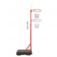 Basketbola komplekts, regulējams, 200-236 cm, pārvietojams