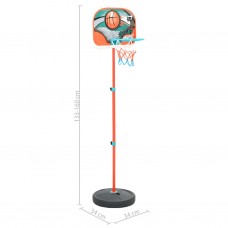 Basketbola komplekts, regulējams 133-160 cm, pārvietojams