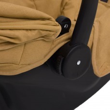 Bērnu autosēdeklītis, pelēkbrūns, 42x65x57 cm