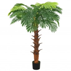 Mākslīgā cikas palma ar podiņu, 160 cm, zaļa
