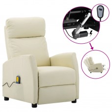 Elektrisks masāžas krēsls, krēmkrāsas mākslīgā āda