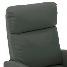 Elektrisks masāžas krēsls, pelēka mākslīgā āda