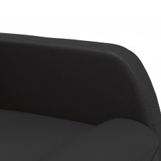 Elektrisks masāžas krēsls, melna mākslīgā āda