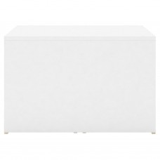 Kafijas galdiņu komplekts, balts, 60x60x38 cm, skaidu plātne