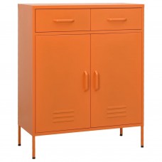 Skapītis, 80x35x101,5 cm, tērauds, oranžs